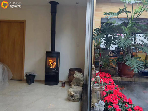 合肥高层顶楼丹麦Morso 7943铸铁火炉安装.jpg