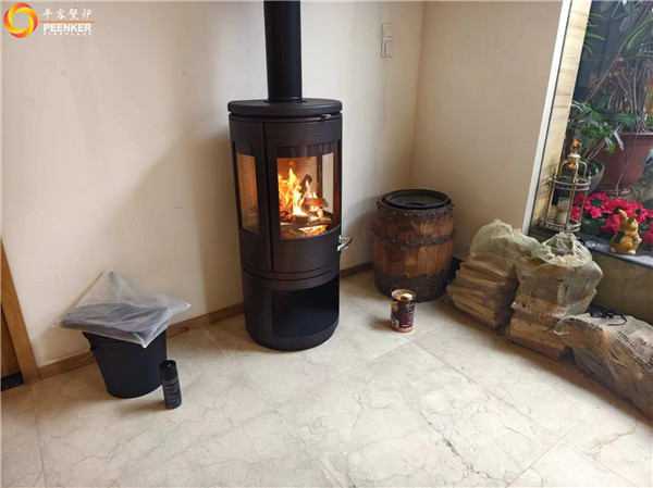 合肥高层顶楼丹麦Morso 7943铸铁火炉安装.jpg